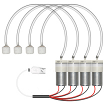  Breeding oxygen pump 370 atmospheric volume USB silent fish farming air pump small aerator aerator 1 drag 4 with 2 support 6