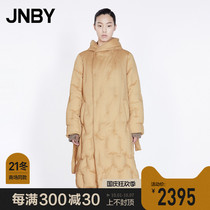 JNBY Jiangnan cloth 21 winter New down jacket fashion hooded A- shaped 5L9C31910