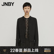 (Mall same section) JNBY Jiangnan Boucoat 22 Spring New Knitted Sweatshirt Wool side round collar 5M1390750