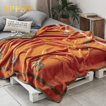 Italy ZPPSN Coral velvet blanket Cloud blanket Nordic blanket Flannel Modern air conditioning blanket Leisure blanket Double layer