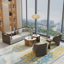 Sales Office Negotiation Sofa Composition Hotel Lobby Reception Table and chairs Rooms Cosmetic house Leisure Cassette Customized