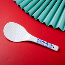 Jingdezhen ceramic spoon household without stick shovel bone porcelain and high temperature meal spoon