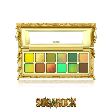 SUGAROCK莲龙青アイシャドウパレット 12色 ゴールドデザイン 莲青龙眼影盘-莲青龙眼影盘促销价格、莲青龙眼影盘品牌- 淘宝