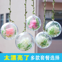 Shop window Jewelry Shop Ceiling Roof Spring Ambience Arrangement Decoration Aerial Hanging hanging transparent Ball hanging ball hanging ornament
