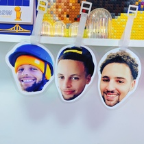 Curry Thompson Water Flower Brothers Luggage Book Bag Pendant Hanging Chain Hanging Tag Basketball Around Fan Gift