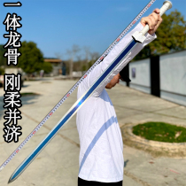 The mayor of Longquan the Han sword the sword and the sword the eight faces of the pure handmade sword the cold weapon of the town and the sword unopened.