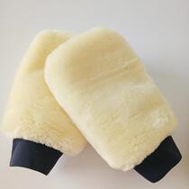Car winter carwash sheep plush gloves Double face wiping cart Waxing Multi-Purpose Thickened Cleaning Tool Cleaning Supplies