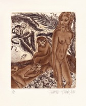 Italy-Silvana (Silvana Martignoni)-Copperprint Collection Monkey