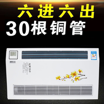 Water temperature air conditioner blowing radiator household plumbing heat sink central heating surface mounted fan coil water air conditioner
