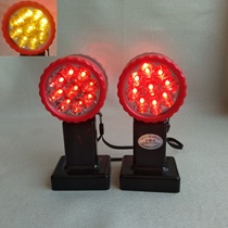 Rechargeable double-sided safety signal light railway special red warning light for maintenance work shunting protection light