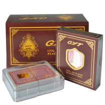 Plastic pvc Dezhou Baccarat 21 points playing card fighting landlord 80 points cattle poker durable washable 6 pairs