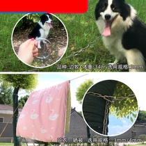 304 stainless steel chain 4mm coarse iron chain chain hand pull gourd non-embroidered steel chain stainless steel chain buckle thick chain