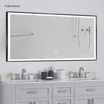 智能镜子触摸屏led浴室镜壁挂贴墙防雾边框镜带灯洗手间卫生间镜