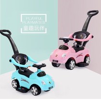 Four-wheel taxiing can be mounted 1-3 years old childrens scooter
