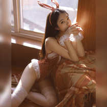 Cute cat rabbit girl clothes bunny bed sex underwear women uniform passion suit seduction sexy tail