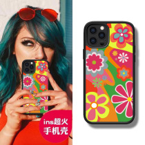 678 Applicable 13ProMax Apple 12 Huawei P50 European and American Tiled Wild Flowers Full Bag Soft Side Phone Shell Sleeve
