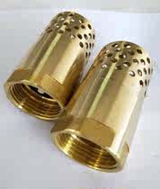  Brass all copper wire mouth bottom valve Tubing water pump Filter check valve Pumping machine ppr well bottom valve 1 inch 2 inch