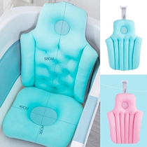 Bathtub pillow padded adult bath mat with backrest children bath mat bath bucket universal cushion bath special artifact