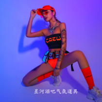 Bar gogo costume suit European and American sports style sexy nightclub b group dance team ds lead dance suit