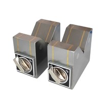 Switch type magnetic seat wire cutting strong magnetic V-block magnetic triangle table magnet K wire sitting fixed base 6T12T