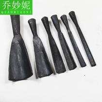  Woodworking chisel blacksmith handmade forging old chisel semicircular chisel shovel Zhao Zi Curved chisel Barrel chisel carved chisel