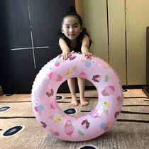 Thickened childrens swimming circle 1-3-6-10-year-old baby cartoon axillary ring young boy girls lifesaving floating circle sit circle