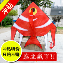 Weifang kite childrens new long tail big swallow kite 2 meters wide cloth fight large swallow fish medium swallow fish