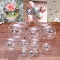 2-100CM acrylic ball transparent ball plastic ball decoration large size round ball hollow ball shopping mall decoration hanging ball