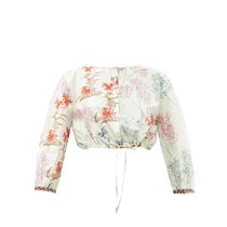 Discount Le Sirenuse Positano printed cotton Short Beach blouse
