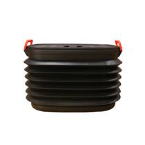 Flex Bucket Vehicle trunk containing bin Trash Bin bucket Bucket Black with lid 60L