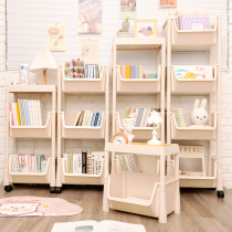 Book storage box school bag storage basket student classroom with book box with wheels removable bookshelf put book storage box