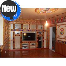 Tibetan decoration l Decoration materials Home Buddha Hall decoration New decoration i Decorative supplies corner flower plastic steel ceiling