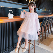 Girl Spring Dress Dress Dress 2022 New Ocean Qi Children Spring Autumn Princess Dress Korean Version Long Sleeve Fluffy Dress Skirt Dresses