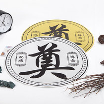 Ching Ming Festival Dianzi round card wreath jewelry card memorial to the grave flower basket card sacrifice chrysanthemum