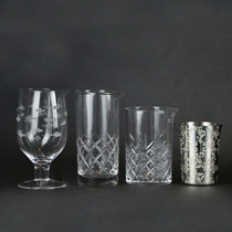Metal Crystal lead-free glass mixing cup mixingglass wine mixing cup dispenser Japanese mixing cup