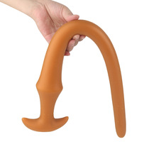 The posterior anal plug is super long and soft for men and women with anal anal masturbation. Anal sex products chrysanthemum sm training