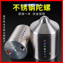 Top fitness mid-age large size stainless steel metal adult luminous square tops vocal old awesome ice gags
