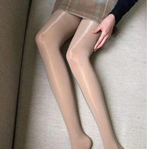 Water light horse oil pantyhose non-hook wire steel stockings anti-hook silk spring and autumn skin color stockings women early autumn light leg artifact