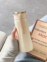 High value thermos cup female ins Harajuku wind student couple Cup simple drinking water men high-end portable water Cup