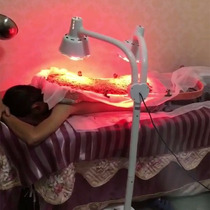 Beauty salon double-head far infrared physiotherapy lamp household heating lamp electric baking lamp special heating lamp red light bulb