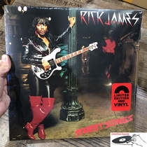 Spot funk plate limited red rubber Rick James Street Songs vinyl LP