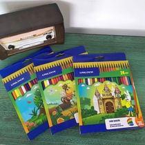 Export order color pencil hand-painted hand account set 18 color 24 color simple