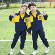 Primary school uniforms childrens clothes three-piece kindergarten uniforms spring and autumn winter sportswear Academy style
