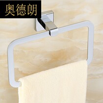 Bathroom all copper silver chrome-plated large towel ring towel rack Hotel Hotel engineering bathroom bathroom hardware pendant