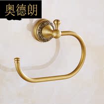 All copper antique towel ring European bathroom retro towel ring bath towel ring bathroom towel hanging towel rack free of holes