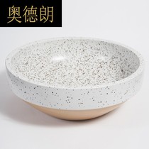 MY ceramic platform Basin semi-embedded bathroom art table Basin