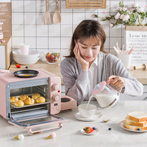 Bear breakfast machine Multi-functional household electric oven Toaster Electric kettle Toaster Three-in-one breakfast artifact