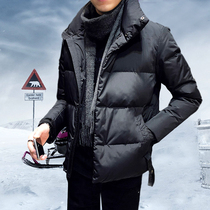 Fugui bird cotton clothes men autumn and winter New thick coat European and American trend men down cotton clothes slim size