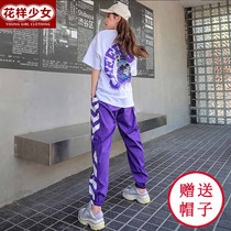 Spring Summer Season Tennis Red Sports Suit Women Fashion Trends Loose Hip Hop Students Early Autumn Clothing Foreign Air Leisure Two Sets