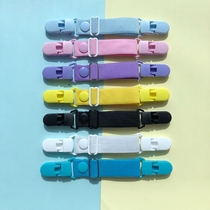 Strap pants anti-shoulder artifact fixing buckle buckle accessories side slip clip Joker non-slip drop device flower brooch